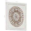 vidaXL Hand-Carved Wall Panels 2 pcs MDF 40x40x1.5 cm