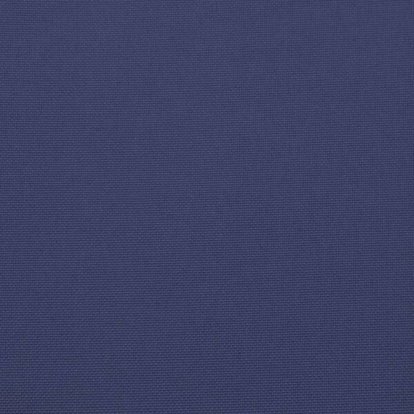 vidaXL Lowback Chair Cushions 6 pcs Navy Blue Fabric