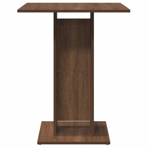 vidaXL Bistro Table Brown Oak 60x60x75 cm Engineered Wood