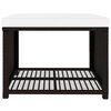 vidaXL 4 Piece Garden Lounge Set Poly Rattan Brown