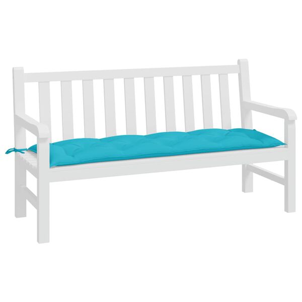 vidaXL Garden Bench Cushion Turquoise 150x50x7 cm Oxford Fabric