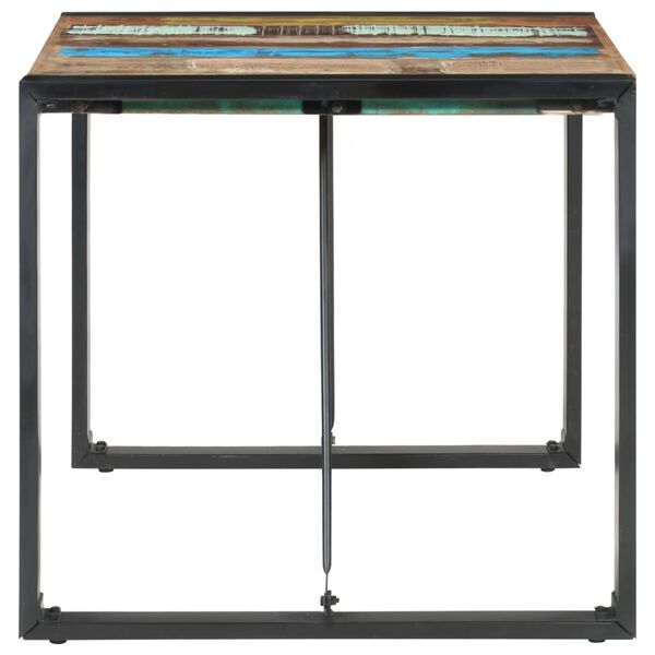 vidaXL Dining Table 80x80x75 cm Solid Reclaimed Wood
