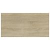 vidaXL Bookshelf Boards 8 pcs Sonoma Oak 40x20x1.5 cm Engineered Wood