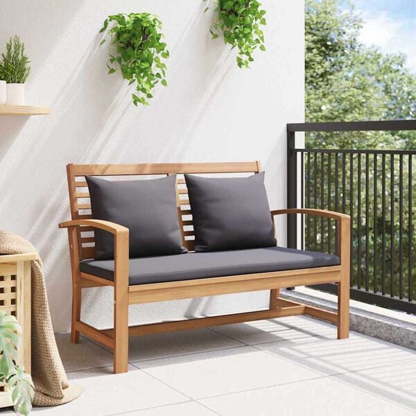 vidaXL Garden Sofa Set 2 pcs Natural Solid teak wood