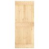 vidaXL Sliding Door with Hardware Set 85x210 cm Solid Wood Pine