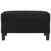 vidaXL Footstool Black 70x55x41 cm Faux Leather