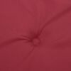 vidaXL Highback Chair Cushions 6 pcs Wine Red Oxford Fabric