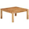 vidaXL Coffee Table 80x80x40 cm Solid Acacia Wood