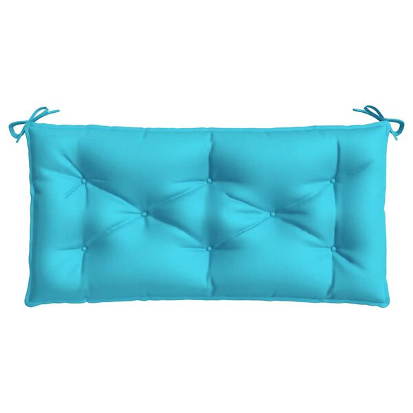 vidaXL Garden Bench Cushions 2pcs Turquoise 100x50x7cm Fabric