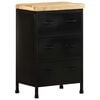 vidaXL Sideboard 47x35x76 cm Rough Mango Wood