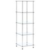 vidaXL 5-Tier Shelf Transparent 40x40x130 cm Tempered Glass