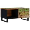vidaXL Coffee Table 80x50x40 cm Solid Wood Reclaimed&Engineered Wood