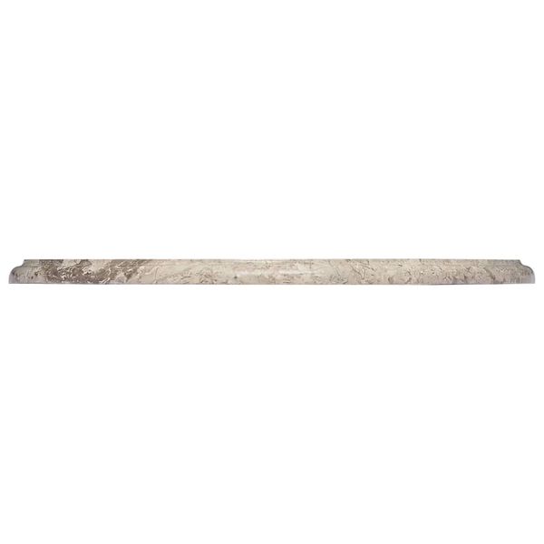 vidaXL Table Top Grey Ø50x2.5 cm Marble