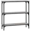 vidaXL Console Table Grey Sonoma 75x22.5x75 cm Engineered Wood