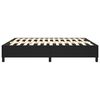 vidaXL Bed Frame without Mattress Black California King Faux Leather (US Only)