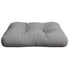 vidaXL Pallet Cushion Grey 60x60x12 cm Fabric