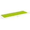 vidaXL Rocking Sun Lounger with Cushion Solid Teak Wood