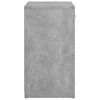 vidaXL Shoe Bench Concrete Grey 94.5x31x57 cm Engineered Wood