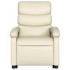 vidaXL Stand up Recliner Chair Cream Faux Leather