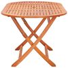 vidaXL 7 Piece Outdoor Dining Set Solid Eucalyptus Wood and Textilene