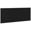 vidaXL Headboard Black oak 200 x 1,5 x 80 cm Engineered wood