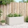 vidaXL Garden Planter Anthracite 36 x 36 x 35 cm Polypropylene