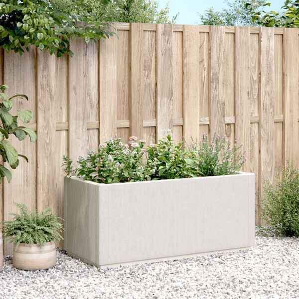 vidaXL Garden Planter Anthracite 36 x 36 x 35 cm Polypropylene