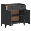 vidaXL Sideboard VIKEN Anthracite Grey 80x40x80 cm Engineered Wood
