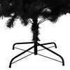 vidaXL Artificial Christmas Tree with Stand Black 240 cm PVC