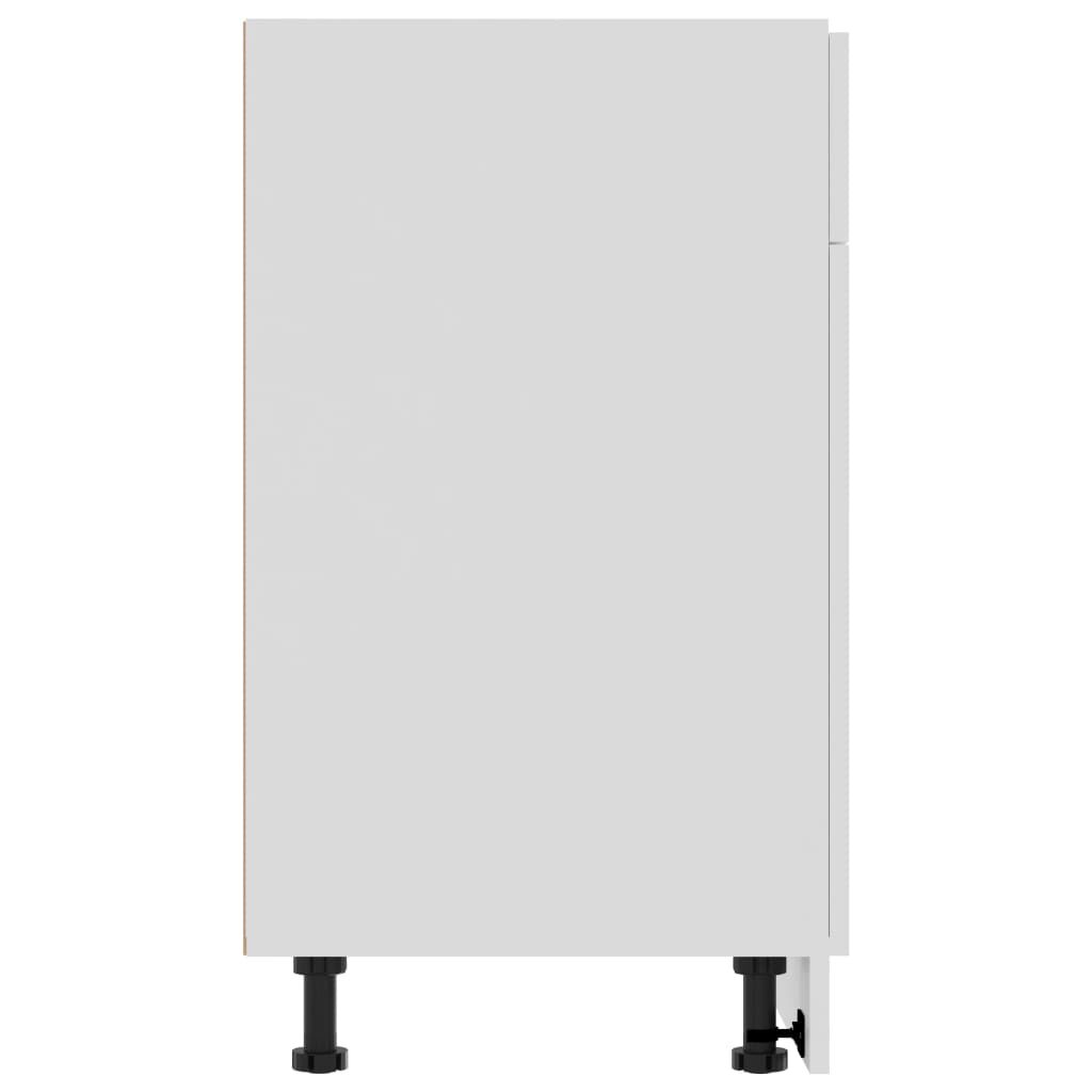 vidaXL Drawer Bottom Cabinet Lyon White 80x46x81.5 cm Engineered Wood
