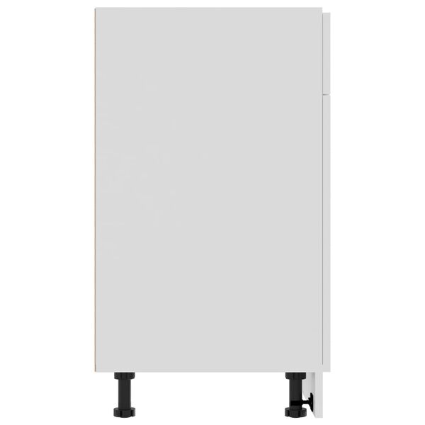 vidaXL Drawer Bottom Cabinet Lyon White 80x46x81.5 cm Engineered Wood