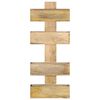 vidaXL Magazine Wall Rack 30x11x72 cm Solid Mango Wood