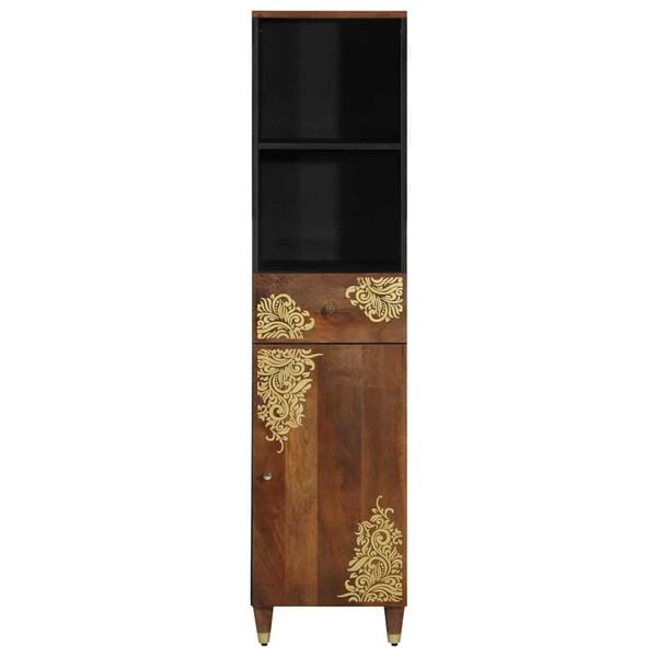 vidaXL Sideboard Honey brown 38 x 33.5 x 160 cm Solid Mango wood