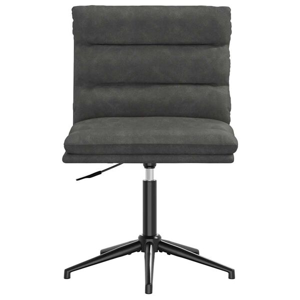 vidaXL Dining Chair Black Faux Leather