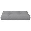 vidaXL Pallet Cushion Grey 60x40x12 cm Fabric