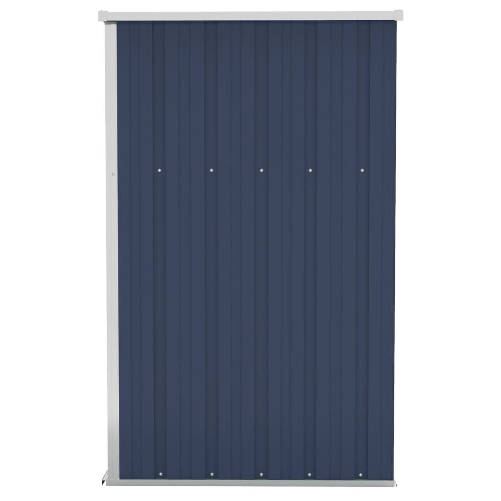 vidaXL Wall-mounted Garden Shed Anthracite 118x100x178 cm Steel