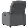 vidaXL Electric Massage Recliner Chair Grey Faux Leather