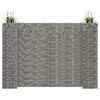 vidaXL H-Shaped Gabion Planter Steel Wire 260x40x200 cm