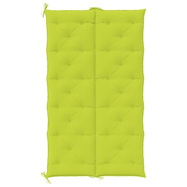 vidaXL Garden Bench Cushion Bright Green 180x(50+50)x7cm Oxford Fabric