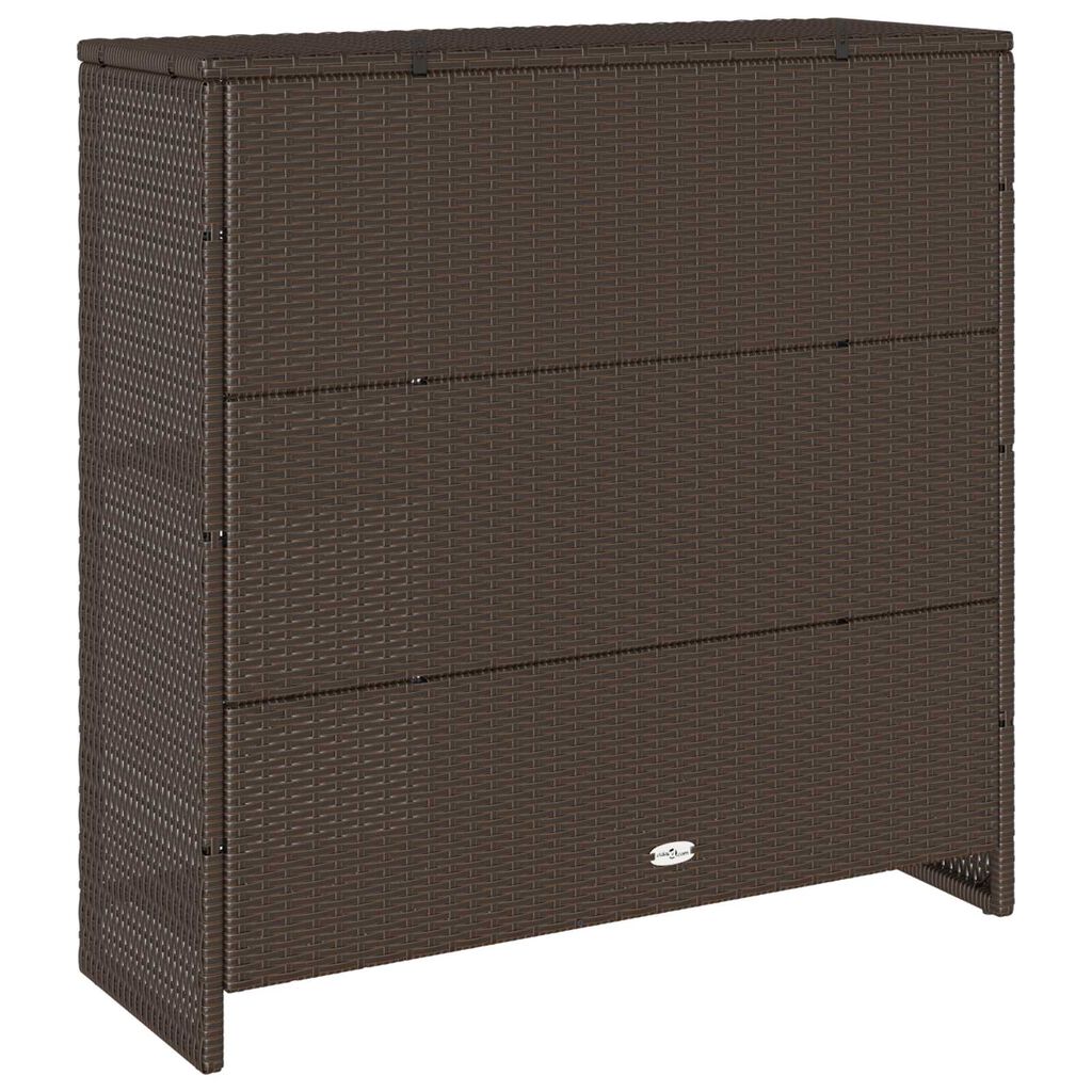 vidaXL Storage Cabinet Brown 100x36x102 cm Rattan