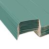 vidaXL Roof Panels 12 pcs Galvanised Steel Green