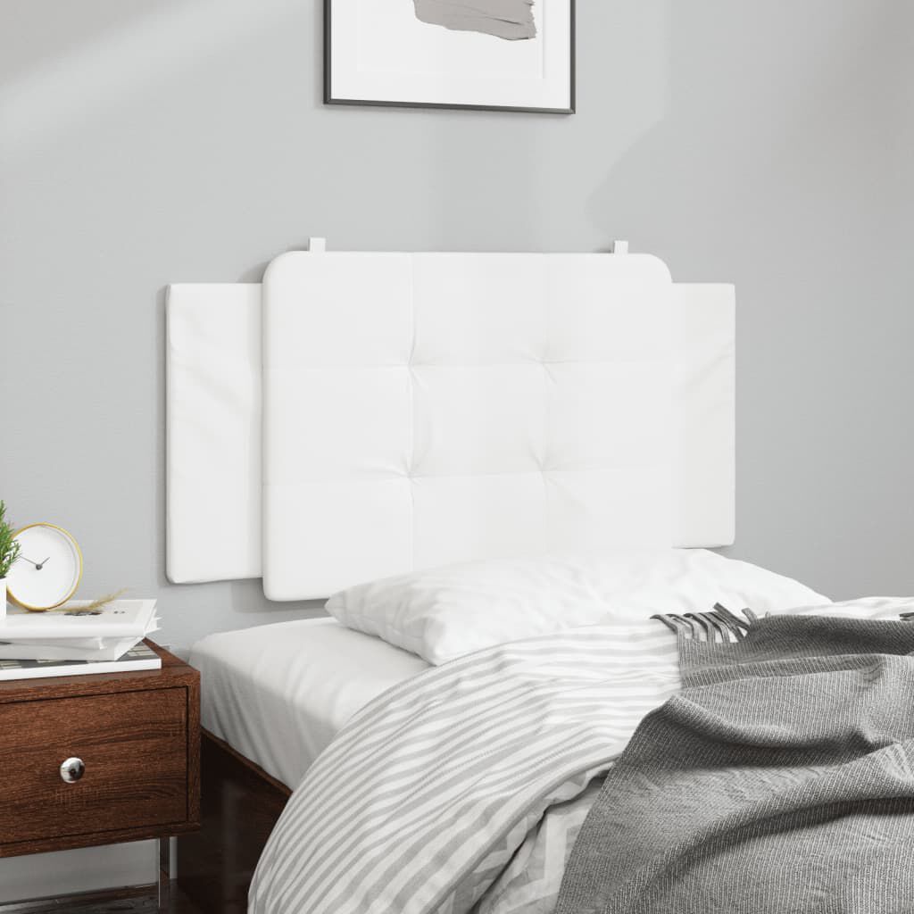 vidaXL Headboard Cushion White 100 cm Faux Leather
