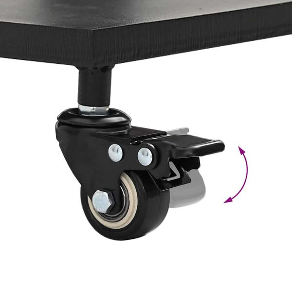 vidaXL Outdoor Umbrella Bases Black 45 x 45 x 31.5 cm Steel