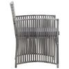 vidaXL 4 Piece Garden Lounge Set with Cushion Poly Rattan Anthracite
