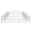 vidaXL Gabion Raised Bed Galvanised Steel 200x100x20 cm