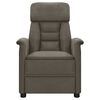 vidaXL Electric Massage Chair Dark Grey Faux Suede Leather