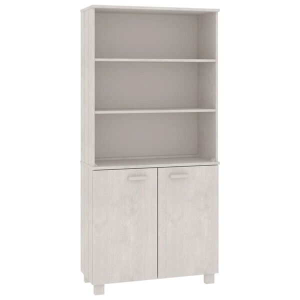 vidaXL Highboard HAMAR Solid Wood Pine White