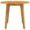 vidaXL Garden Table &Oslash;85x75 cm Solid Wood Acacia