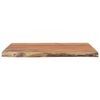vidaXL Table Top 60x60x2.5 cm Square Solid Wood Acacia Live Edge