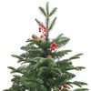vidaXL Artificial Hinged Christmas Tree with Cones and Berries 180 cm